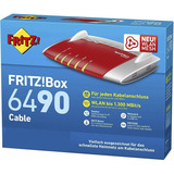 FRITZ! 20002657, Routeur Blanc/Rouge