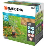 GARDENA Complete Set Pipeline with Oscillating Sprinkler, Robinet 8274-34