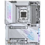 GIGABYTE X870E AORUS PRO X3D ICE carte mère socket AM5 Argent/Blanc, RAID, 5 Gb-LAN, WLAN, BT, Sound, ATX