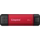 Kingston Dual Portable 2 TB SSD externe Rouge/Noir