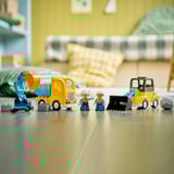 LEGO DUPLO Town Véhicules de construction - Set 3 en 1, Jouets de construction 
