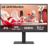 LG 27BA54QB-B écran plat de PC 68,6 cm (27") 2560 x 1440 pixels Quad HD LCD Noir Moniteur Noir, 1x DisplayPort, 2x HDMI, 2x USB-A, 68,6 cm (27"), 2560 x 1440 pixels, Quad HD, LCD, 5 ms, Noir