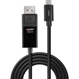 Lindy Câble adaptateur USB Type C vers DisplayPort 8K60, 3m Noir, 3m, 3 m, USB Type-C, DisplayPort, Mâle, Mâle, Droit