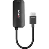 Lindy Convertisseur HDMI 4k60Hz vers DisplayPort 1.2 Noir, 157 m, HDMI Type A (Standard), DisplayPort, Mâle, Femelle, Droit