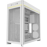Montech  boîtier midi tower Blanc | 2x USB-A | 1x USB-C | RGB | Verre Trempé