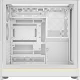 Montech  boîtier midi tower Blanc | 2x USB-A | 1x USB-C | RGB | Verre Trempé