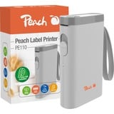 Peach PE110 imprimante pour étiquettes Thermique directe 203 x 203 DPI 60 mm/sec Sans fil Bluetooth, Imprimante d'étiquettes Blanc, Thermique directe, 203 x 203 DPI, 60 mm/sec, Sans fil, Blanc
