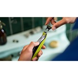 Philips Norelco OneBlade OneBlade QP410/50 Lame 360 de rechange Argent/vert clair, Lame de rasage, 1 tête(s), Noir, Vert, 4 mois, Philips, QP25xx, QP26xx, QP65xx, QP66xx, QP15XX