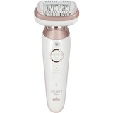 Procter & Gamble Silk-épil 9 Flex 9-030 3D 40 pince(s) Rose, Blanc, Appareil à épiler Blanc/Or rose, Rose, Blanc, 40 pince(s), MicroGrip, Aisselles, Bikini, 0,5 mm, Batterie