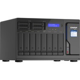 QNAP TVS-h1288X NAS Tower Intel® Xeon® W-1250 16 Go DDR4 0 To QuTS hero Noir NAS, Tower, Intel® Xeon®, W-1250, 16 Go, DDR4