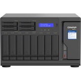 QNAP TVS-h1288X NAS Tower Intel® Xeon® W-1250 16 Go DDR4 0 To QuTS hero Noir NAS, Tower, Intel® Xeon®, W-1250, 16 Go, DDR4