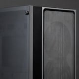RAIJINTEK  boîtier midi tower Noir | 3x USB-A | Window