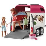 Schleich Horse Club - Aventure avec voiture et remorque à chevaux, Jeu véhicule 42535