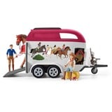 Schleich Horse Club - Aventure avec voiture et remorque à chevaux, Jeu véhicule 42535