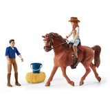 Schleich Horse Club - Aventure avec voiture et remorque à chevaux, Jeu véhicule 42535