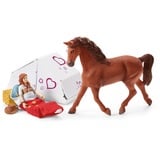 Schleich Horse Club - Aventure avec voiture et remorque à chevaux, Jeu véhicule 42535