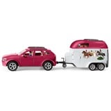 Schleich Horse Club - Aventure avec voiture et remorque à chevaux, Jeu véhicule 42535