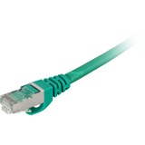 Sharkoon Câble de raccordement SFTP, RJ-45 Cat.7a Vert, 1 mètre, Câble brut