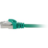 Sharkoon Câble de raccordement SFTP, RJ-45 Cat.7a Vert, 1 mètre, Câble brut