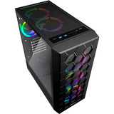 Sharkoon RGB HEX reconditionné boîtier midi tower Noir | 2x USB-A | 1x USB-C | RGB | Window