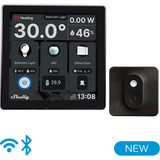 Shelly Wall Display + Shelly BLU H&T, Panneau de contrôle Noir