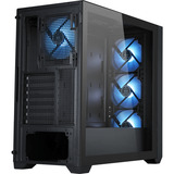 Silentware Flow 110 A-RGB boîtier midi tower Noir | 2x USB-A | RGB | Verre Trempé