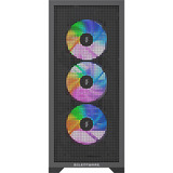 Silentware  boîtier midi tower Noir | 2x USB-A | RGB | Window