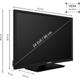 Telefunken  24" TV LED Noir