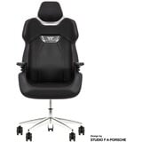 Thermaltake Chaise de gaming ARGENT E700 Glacier White, Siège gaming Blanc/Noir