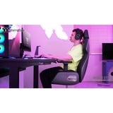 Thermaltake Chaise de gaming ARGENT E700 Glacier White, Siège gaming Blanc/Noir