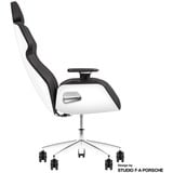 Thermaltake Chaise de gaming ARGENT E700 Glacier White, Siège gaming Blanc/Noir