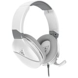 Turtle Beach Recon 200 Wit Versterkte Gaming Headset - PS5, PS4, Xbox Series X,S, Xbox One en PC casque gaming over-ear Blanc, PS4, Xbox Series X,S, Xbox One en PC, Avec fil, Gaming, 20 - 20000 Hz, 512,6 g, Casque, Gris, Blanc