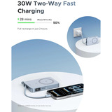 UGREEN PB773 MagFlow 10.000mAh 25W, Powerbank Argent