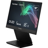 ViewSonic VP Series VP16-OLED écran plat de PC 40,6 cm (16") 1920 x 1080 pixels Full HD Noir Moniteur  Noir (Mat), 40,6 cm (16"), 1920 x 1080 pixels, Full HD, OLED, 1 ms, Noir