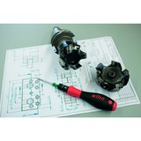 Wiha TorqueVario-S 34614, Tournevis Noir/Rouge