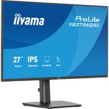 iiyama ProLite XB2796QSC-B1 27" Moniteur Noir (Mat), 1x HDMI, 2x USB-C, 1x USB-A, 68,6 cm (27"), 2560 x 1440 pixels, Quad HD, LED, 4 ms, Noir