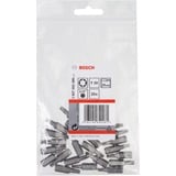 Bosch Embout de vissage qualité extra-dure, Bit 25 pièce(s), Torx, T20, Acier, 25 mm, 25,4 / 4 mm (1 / 4")