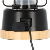 Brennenstuhl Lampe de camping rechargeable CAL 1 AC, Lumière LED Noir/bois