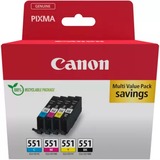 Canon 6509B015 cartouche d'encre 1 pièce(s) Original Noir, Cyan, Magenta, Jaune Noir, Cyan, Magenta, Jaune, 1 pièce(s), Multi pack