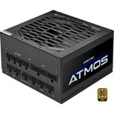 Chieftec Atmos unité d'alimentation d'énergie 20+4 pin ATX ATX Noir alimentation modulaire 850 watt Noir, 2x PCIe, 850 W, 100 - 240 V, 50/60 Hz, 10-5 A, 10 A, 5 A