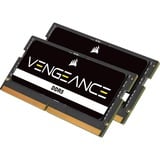 Corsair 64 Go DDR5-4800 Kit, Mémoire vive Noir, CMSX64GX5M2A4800C40, Vengeance