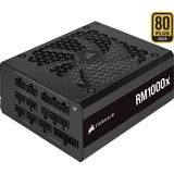 Corsair RM1000x (2021), 1000 Watt alimentation  Noir, 6x PCIe, Gestion des câbles