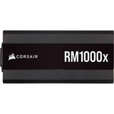 Corsair RM1000x (2021), 1000 Watt alimentation  Noir, 6x PCIe, Gestion des câbles