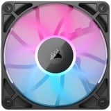 Corsair iCUE RX120 RGB Single, Ventilateur de boîtier Noir, 4 broches PWM