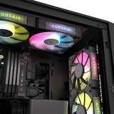 Corsair iCUE RX120 RGB Single, Ventilateur de boîtier Noir, 4 broches PWM