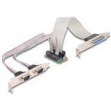 DeLOCK Mini PCIe I/O PCIe pleine taille 1 x Parallèle, 2 x Série, Carte d'interface 