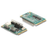 DeLOCK Mini PCIe I/O PCIe pleine taille 1 x Parallèle, 2 x Série, Carte d'interface 