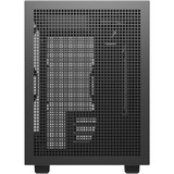 DeepCool CH260 WOOD WH boîtier mini tower Noir/bois | 2x USB-A | 1x USB-C | Verre trempé