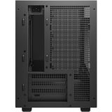 DeepCool CH260 WOOD WH boîtier mini tower Noir/bois | 2x USB-A | 1x USB-C | Verre trempé
