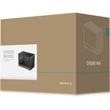 DeepCool CH260 WOOD boîtier mini tower Noir/bois | 2x USB-A | 1x USB-C | Verre Trempé